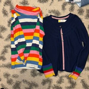 Colorful Striped Sweater and Turtleneck
